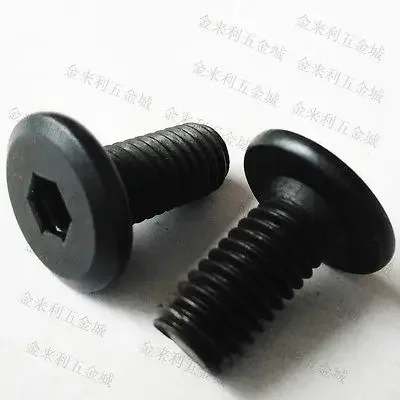 M6 M8 Allen Bolts Hexagonal Plywood Furniture Nut Fastener Screws Bolt Grade 8 M6x16mm(10pcs)