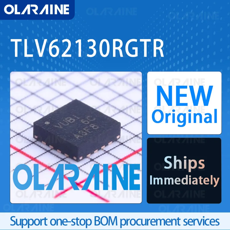 

5/10/100Pcs TLV62130RGTR VQFN-16 original ic chip Switching regulators RoHS Voltage 5 V Current 3 A 1 Output