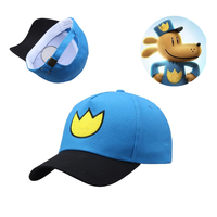 Anime Blue Dog Man Cap Cartoon Baseball Caps Personalized Adjustable Unisex Cute Embroidery Hat Snapback Hats Gifts