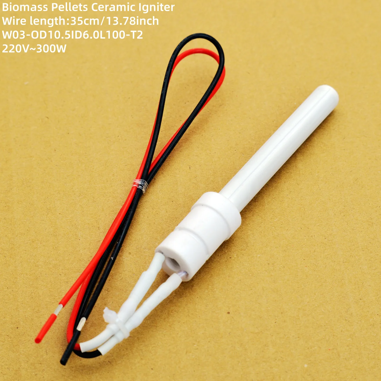 Ceramic Igniter 220V 300W particle furnace ceramic ignition rod, fast ignition, long life type