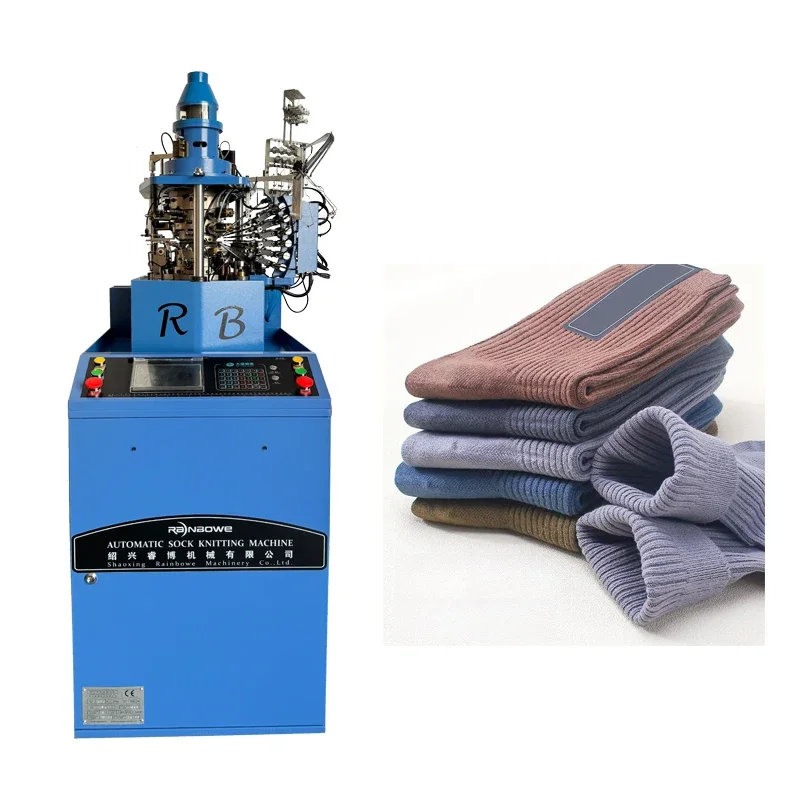 Full Automatic Double Cylinder Sock Making Machine Soccer Socks Knitting Machines for Knitting Socks