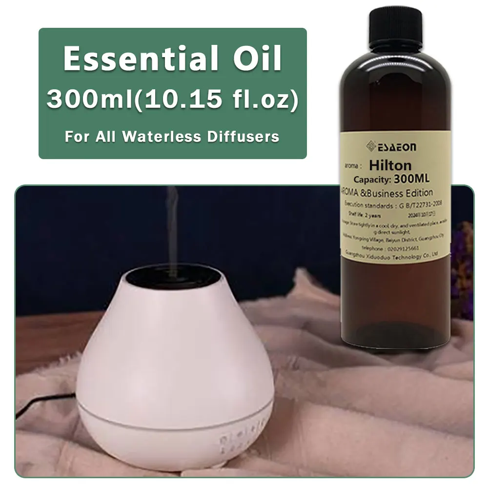 ESAEON Replenish Aromatic Essential Oil For Household Sprayer For Waterless Aromatherapy Machines, Hilton - 300ML (10.15 fl.oz)