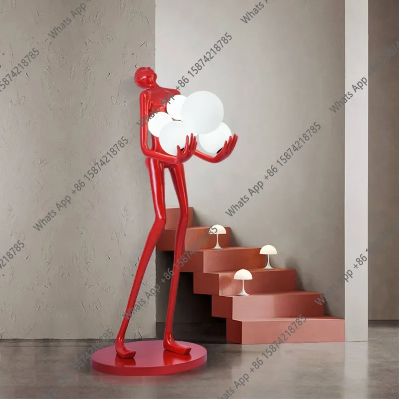 

X69 Creative Humanoid Art Sculpture Ornament Home Living Room Floor High-end Light Luxury Entrance Floor Large Ornament