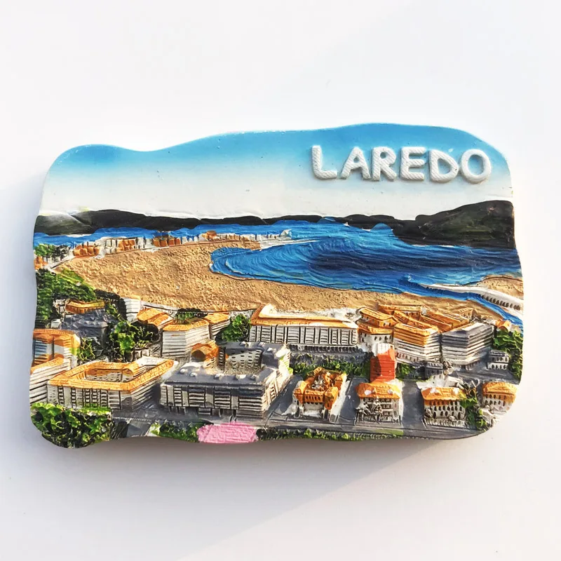 Laredo 3D Refrigerator Magnets Travel Souvenirs Refrigerator Magnets Decoration supplies Collection Arts and crafts gifts