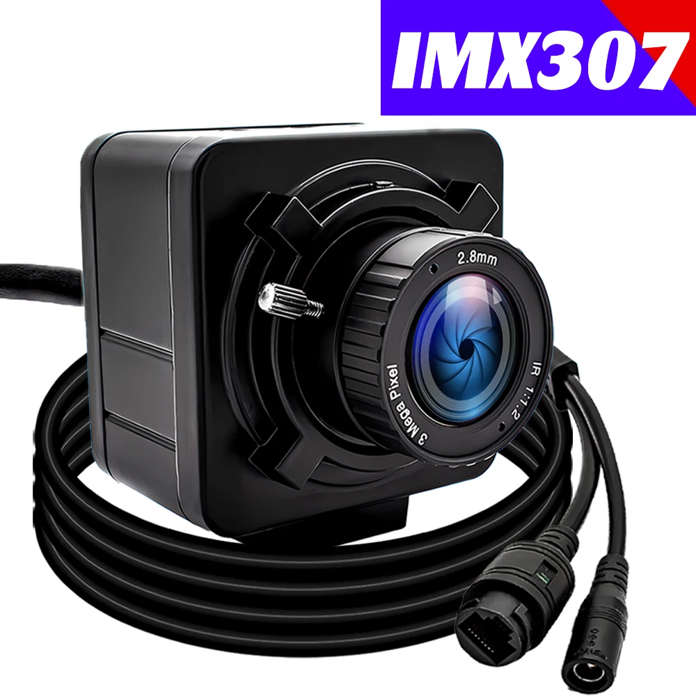 

WGWK 1080P 60FPS IP Camera Module 2MP IMX307 CMOS Ultra Low-illumination 2.8mm 138° Fixed Focus RTSP Onvif POE Security Webcam