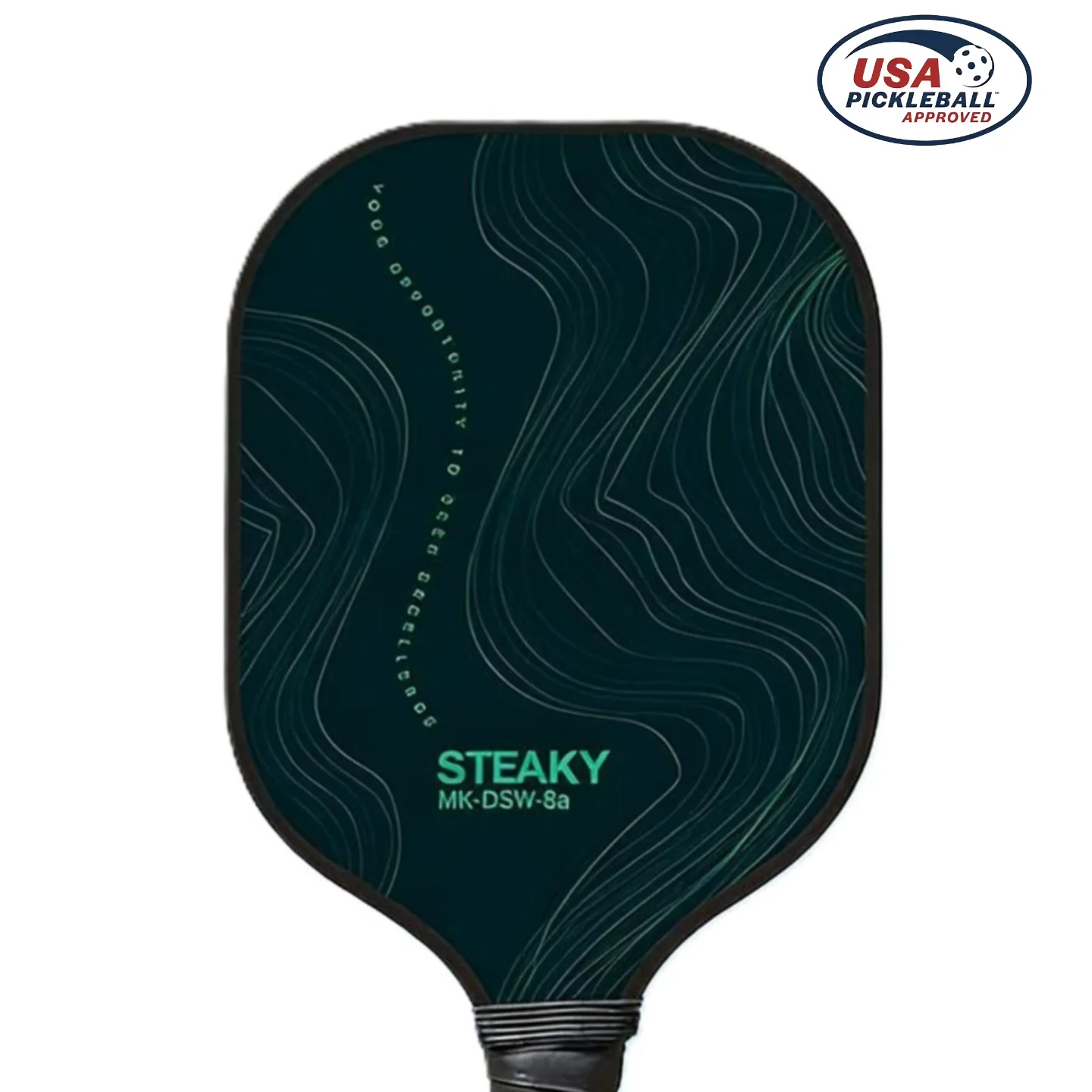 Stunning Fiberglass Professional-Grade Pickleball Paddle / Racket with Durable Textured Surface for Indoor/Outdoor Training