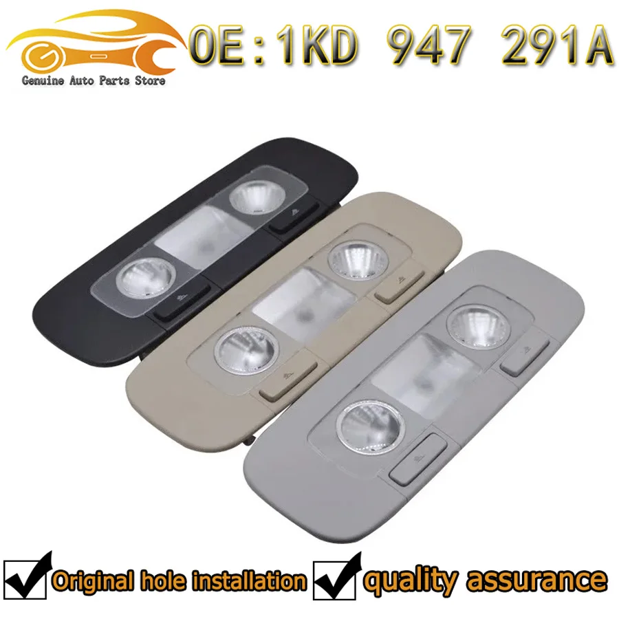 

1K0 947 291A Rear Reading Light Dome Lamp 1KD947291A for VW Golf MK6 Jetta Passat B7 CC Replacement Light 1K0 947 291 A