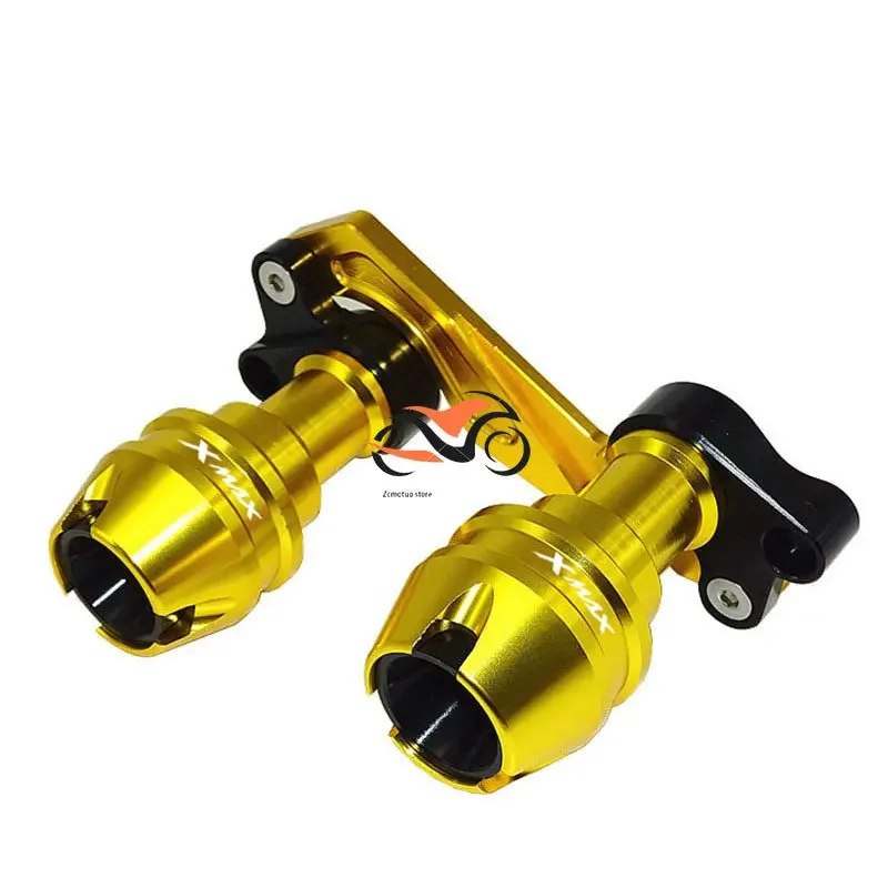 حماية إطار أنبوب كاتم الصوت للعجلة الأمامية ، واقي مضاد للتصادم ، منزلق إطار السقوط ، ملحقات لياماها XMAX و ipx125 و ipx150