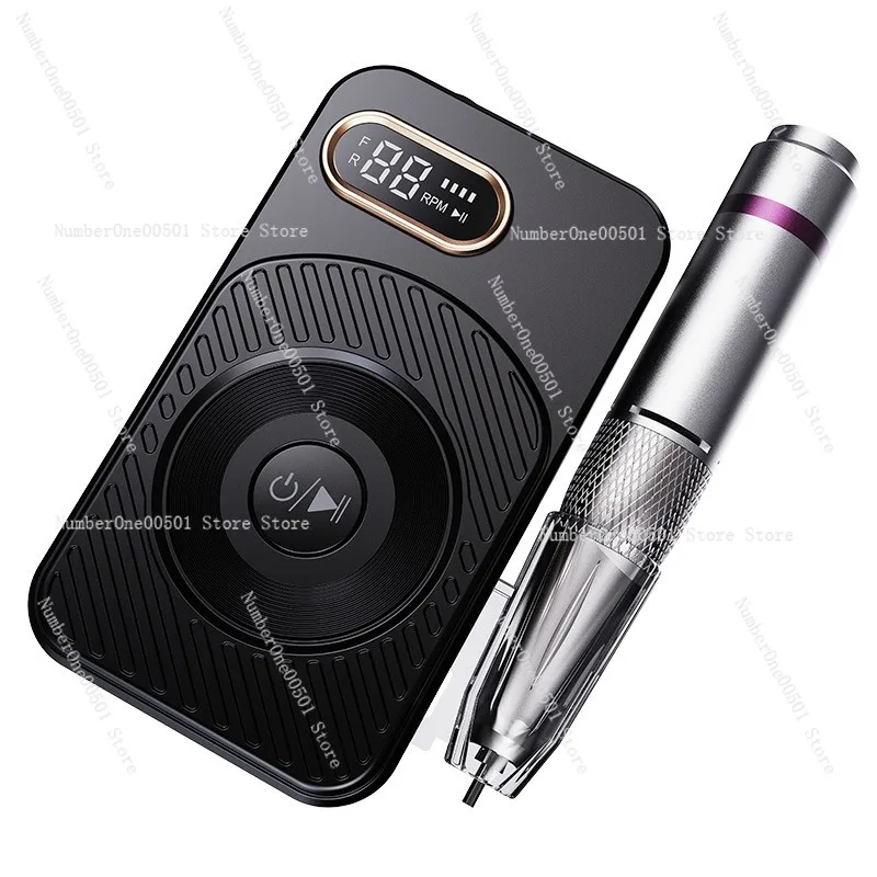 

Портативная перезаряжаемая шлифовальная машина для ногтей, 45000 об/мин, профессиональное удаление ногтей для домашнего использования