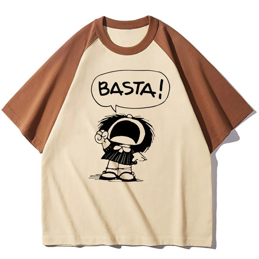 Basta shirt female Grunge anime University graphic Retro Colorful t shirt Punk harajuku Classic Graphic Trendy 2000s