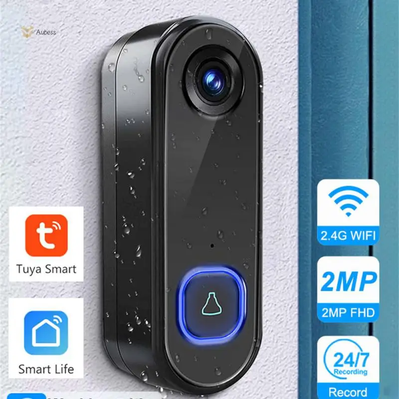 Video Doorbell WIFI 1080P Outdoor Phone Door Bell Camera Security Video Intercom IR Night USB Power Smart Home