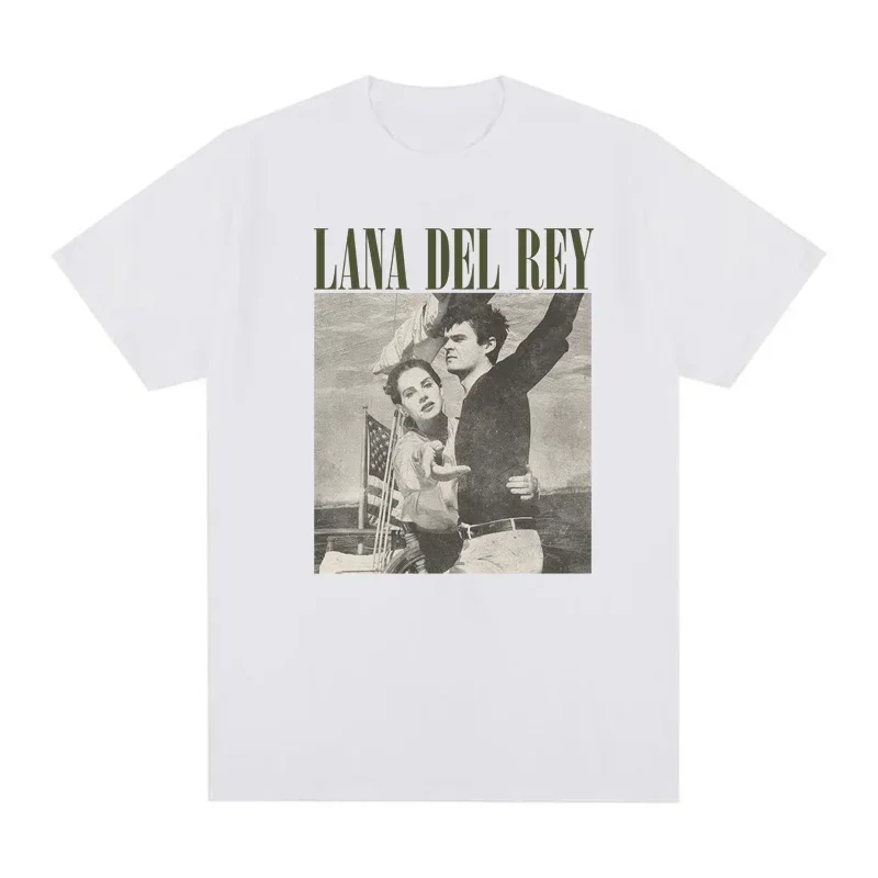 Summer Lana Del Rey Ldr Sailing Graphic Women T Shirt Cotton Short Sleeve Tee Shirt Aesthetic Streetwear Vintage Unisex T-Shirt