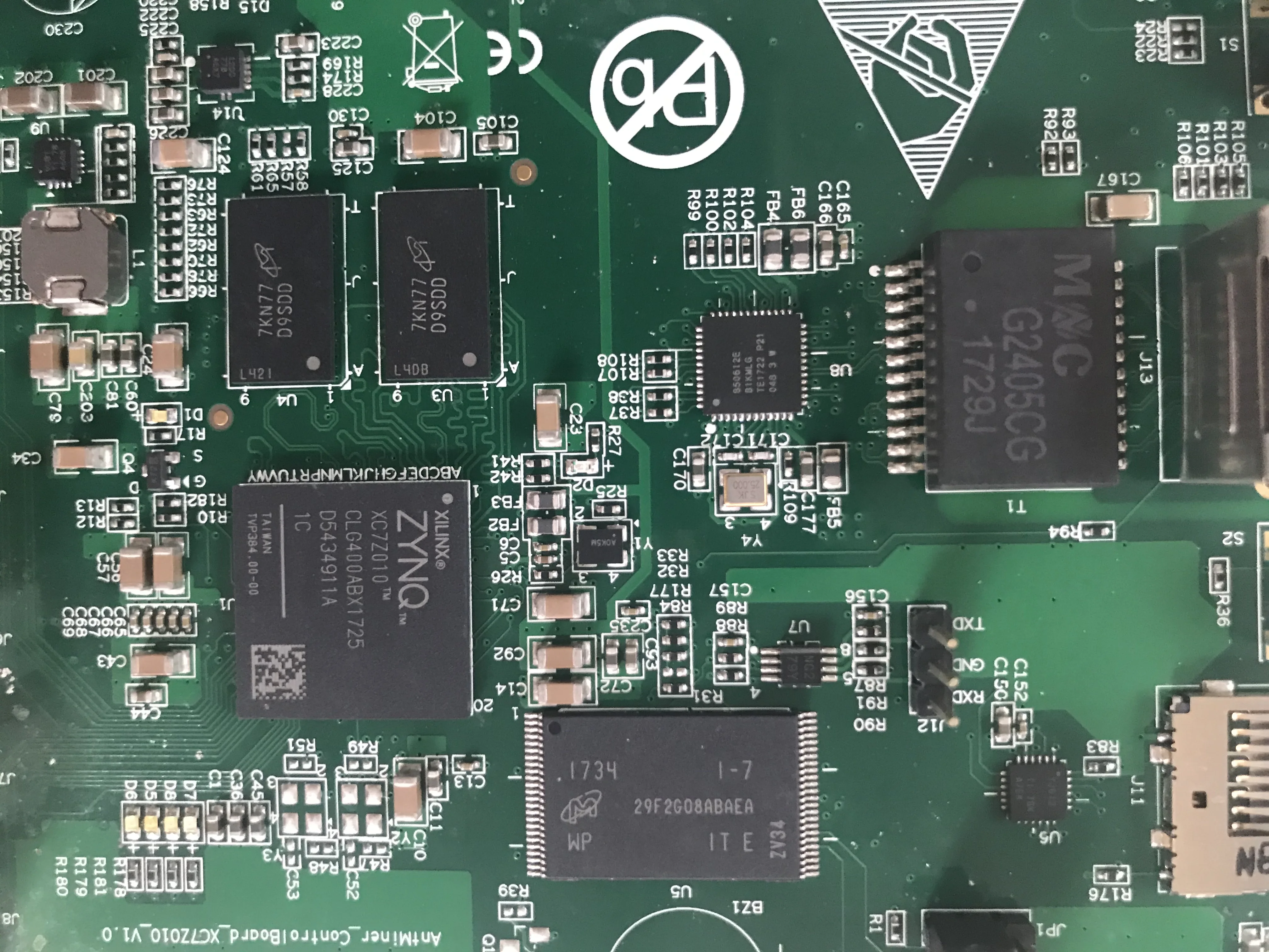 Bitmain Antminer S9 S9I S9J コントロールボード良好な動作状態のメインチップ ZYNQ XC7Z010