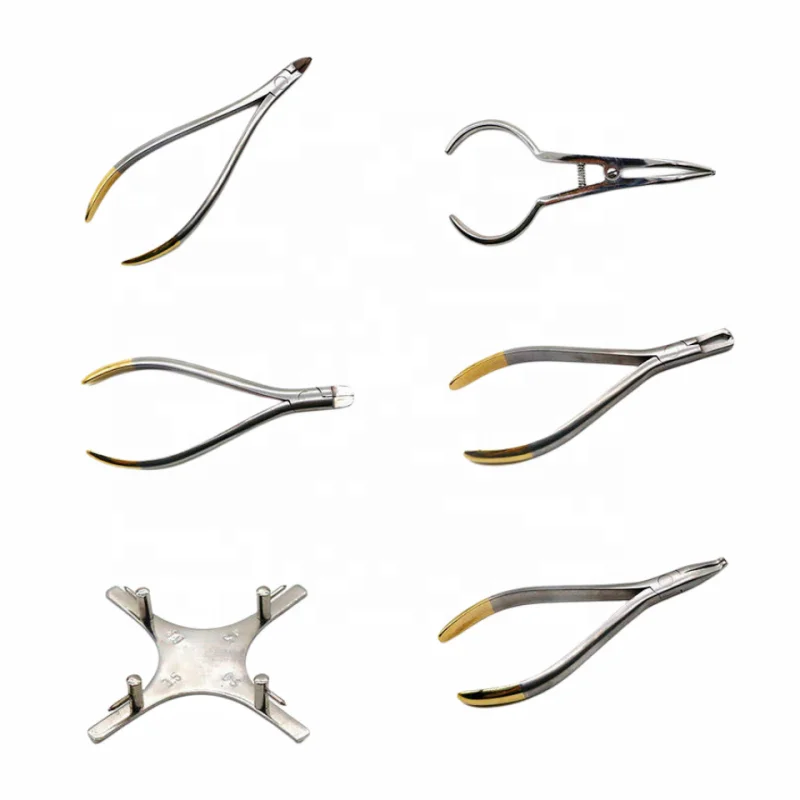 18 Pieces Assorted DentalsLab Surgery Instruments Kit Extraction Forceps Orthodontic Pliers Set