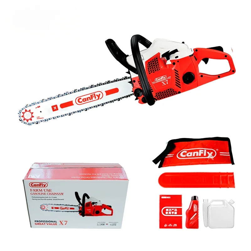 Recommend Special Offer Canfly X7 62cc Gasoline Chainsawmachine Tree Cut Machine Chain Saw 22in 24in