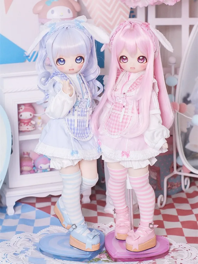 BJD Doll Clothes For 1/4 Doll Accessories MSD MDD Skirt Socks Headwear Doll Dress Up Gift Diy Clothes(No Doll)