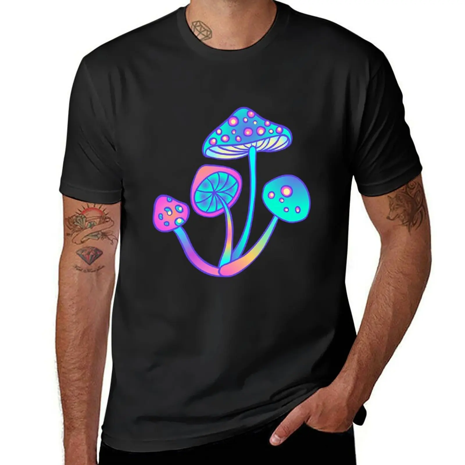 

Magic Mushroom Pattern 1 T-Shirt vintage cotton graphic tees luxury designer mens vintage t shirts