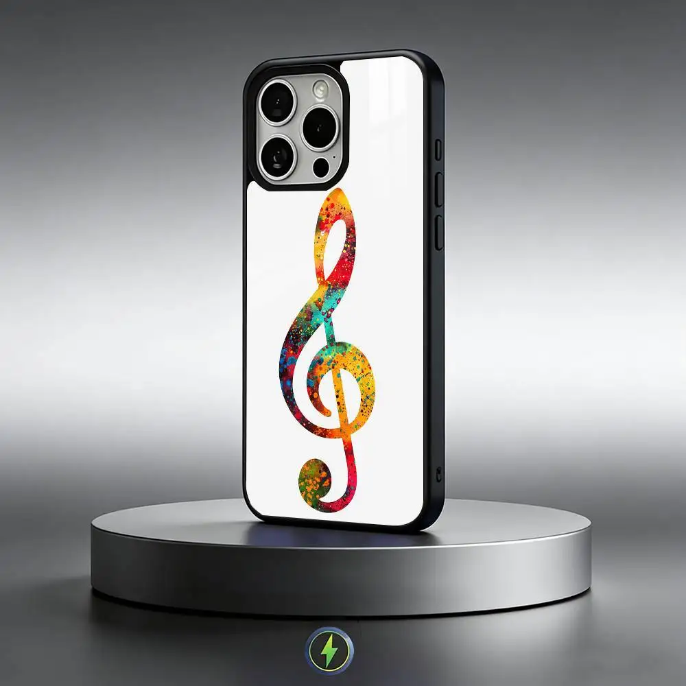 Piano music notation Phone Case For iPhone17,16,15,14,13,12,11 Plus,Pro Max Magnetic For Magsafe Wireless Charging