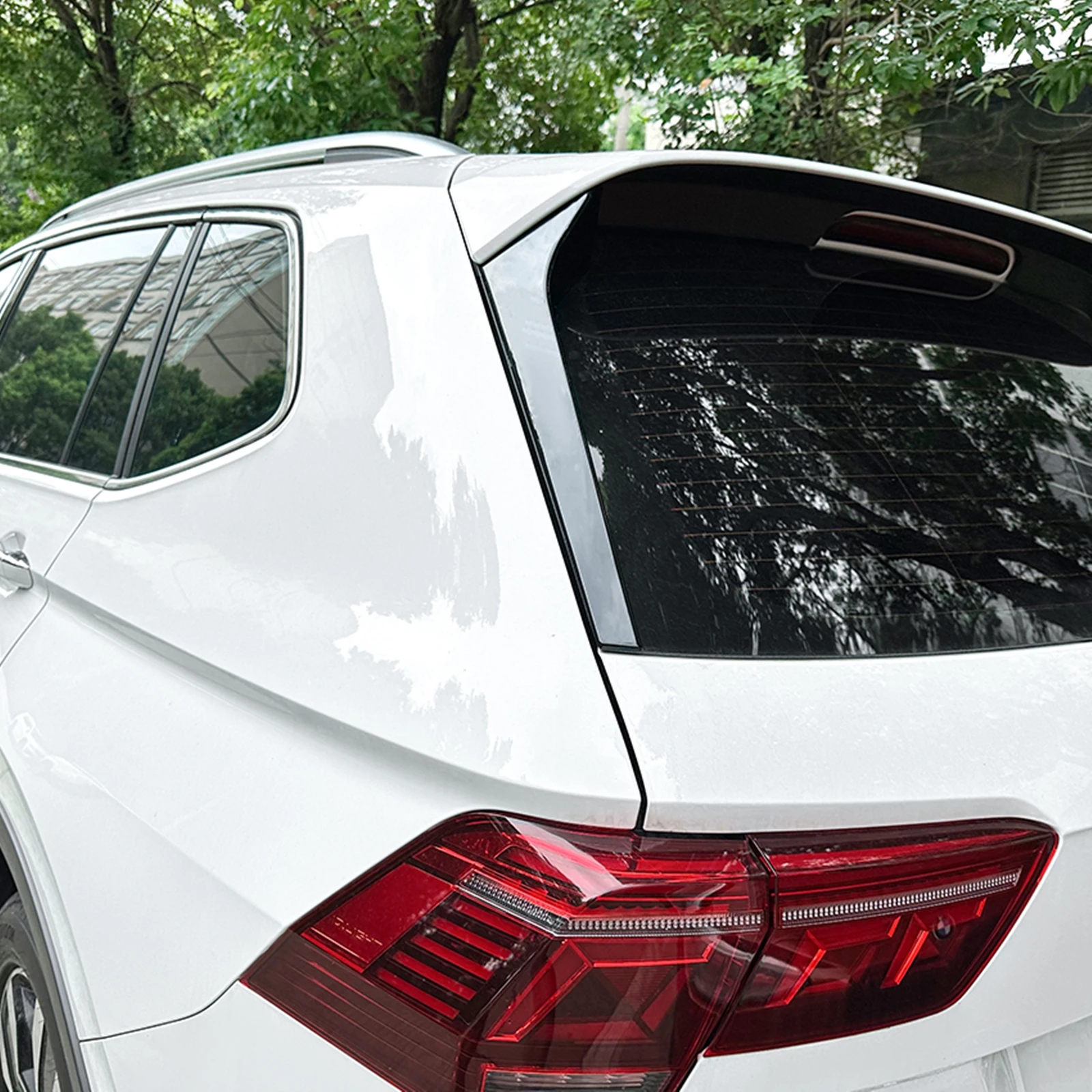 

For Volkswange VW Tiguan MK2 Rline 2017-2023 Rear Side Spoiler Wing Trim Trunk Window Edge Splitter Lip Windshield Shades Canard