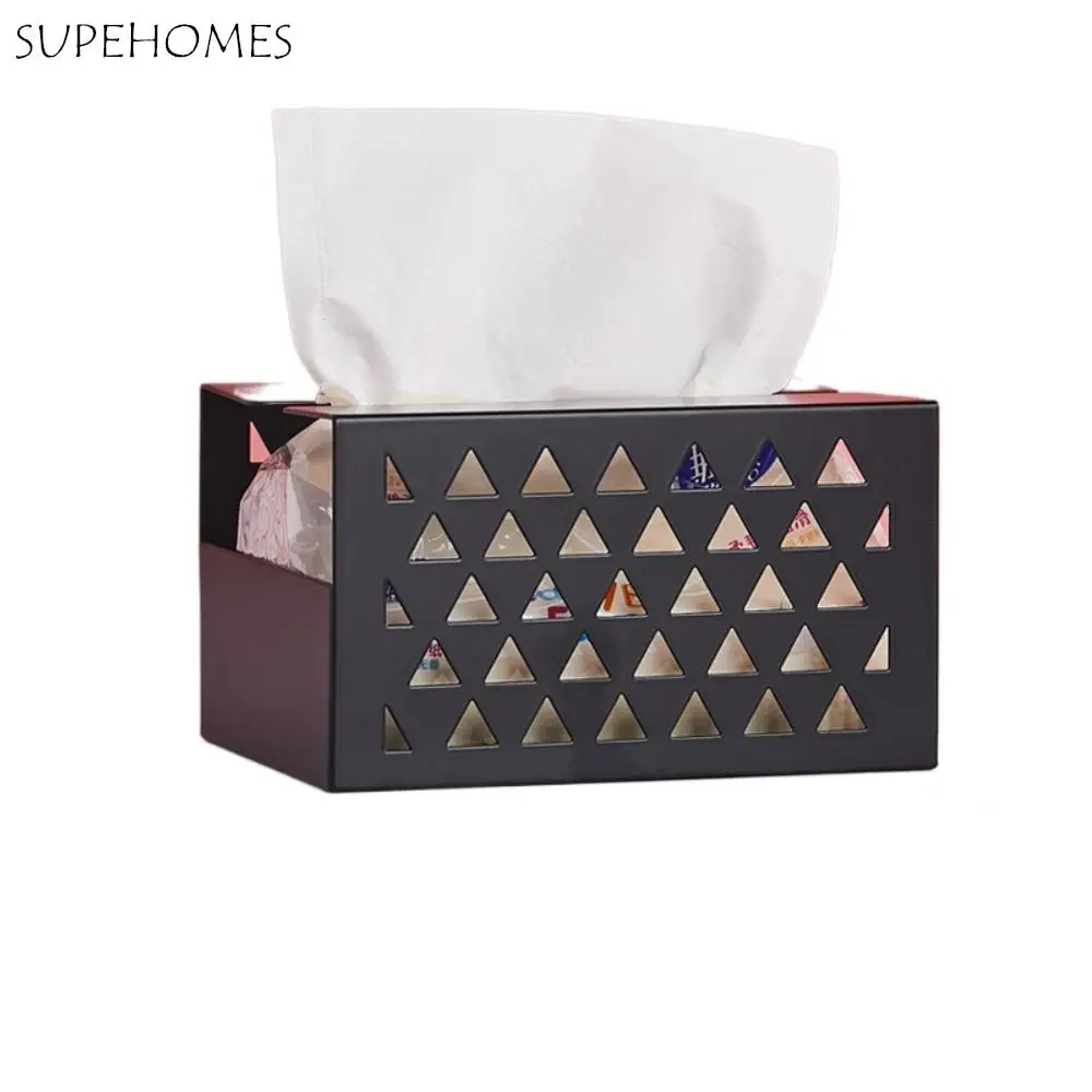 

Non Punch Magnetic Tissue Holder Multi-Purpose Space Saving Paper Towel Storage Box Kitchen Organizer Easy Install
