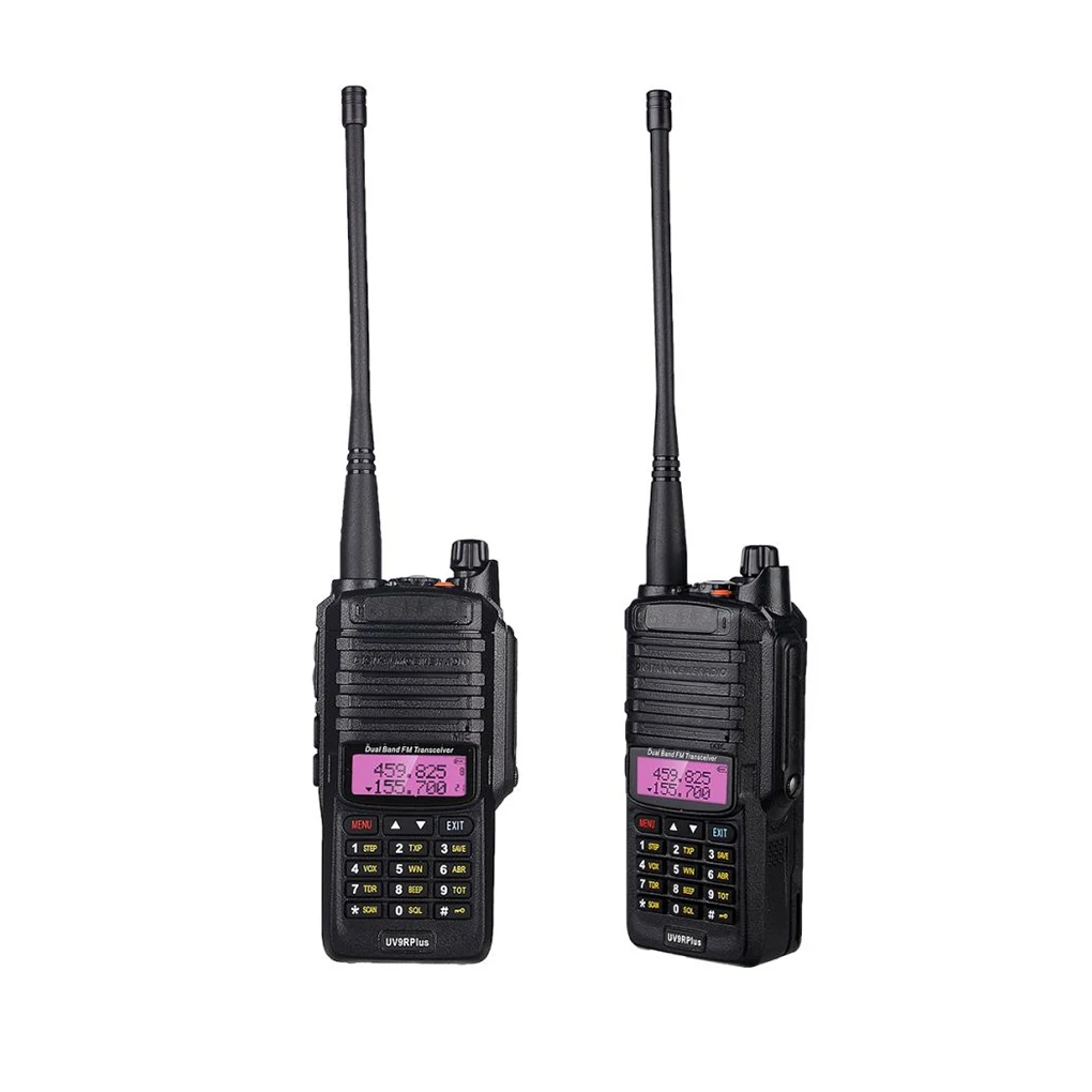 Black Dustproof Transceiver - Clear Voice Wide Application Convenient Dual Band Walkie Talkie 10Km