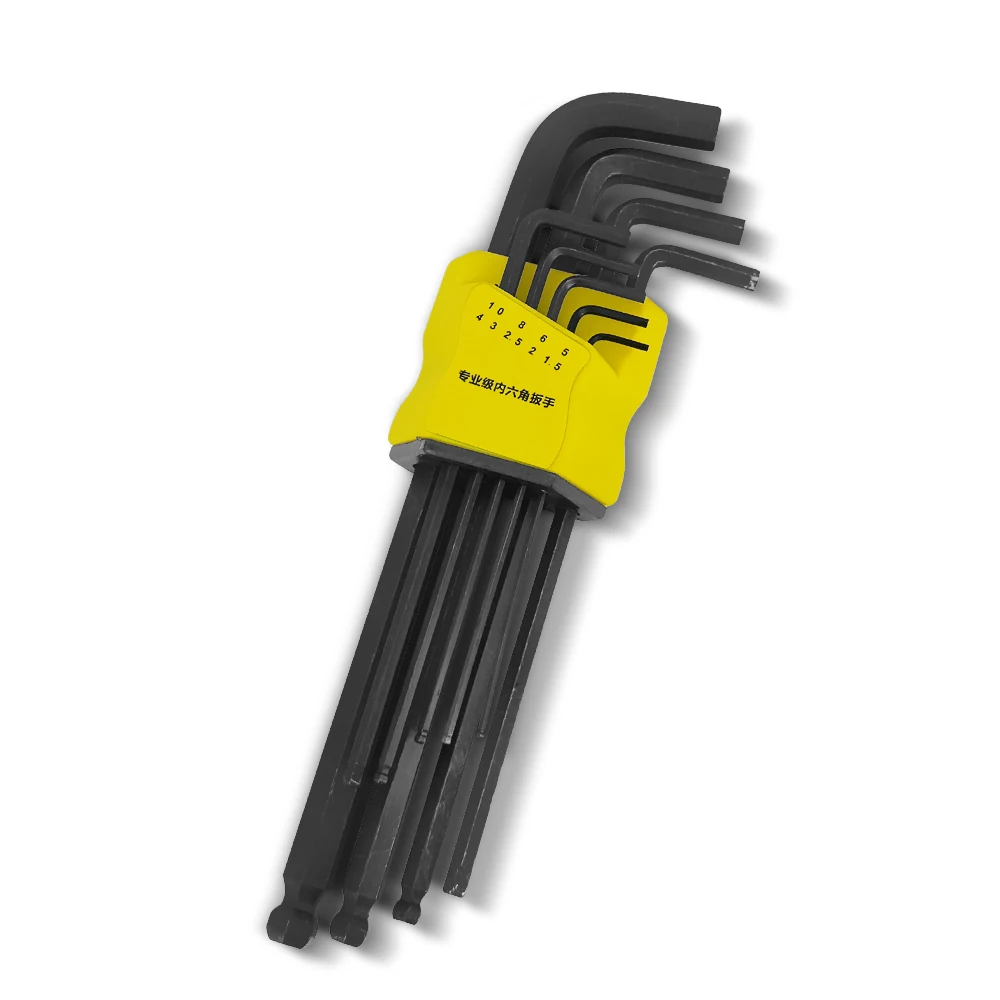 AliExpress RDDSPON 9PCS Allen Key Set L Wrench Kit For Allen Screw Long Arm Hex Key Set 1.5mm To 10mm Hexagon Spanner Hand Tools For Bicycle Repair