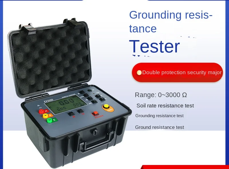 Instrumento do teste da resistência do solo, solo simples resistente, EX3010E, EX3001