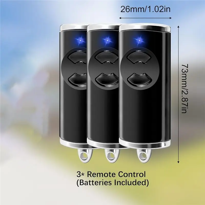 【أدوات منزلية】جهاز إرسال محمول لباب المرآب وجهاز تحكم عن بعد 868.3 BS Mhz فتحت باب المرآب لفتحة باب المرآب Hormann BS