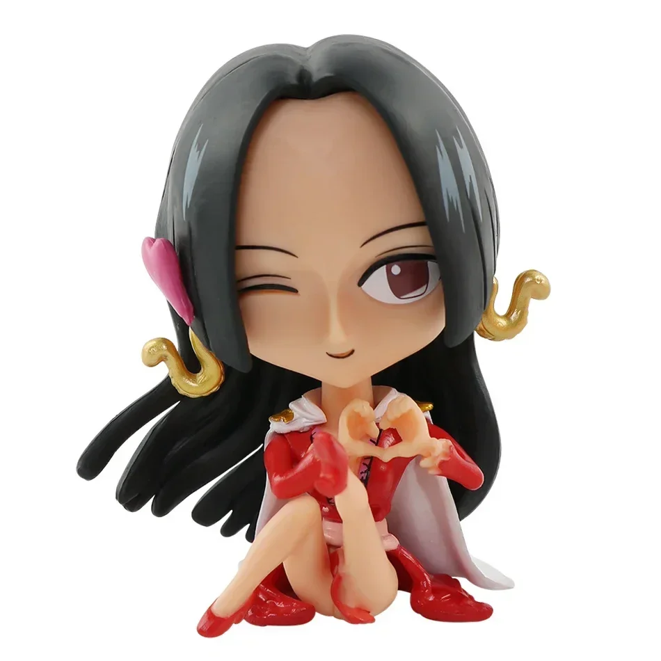 アニメ Q バージョン ワンピース ビッグヘッド ロード フェイソウロンジアオバアス 女帝 手作り 座り人形 PVC モデル アニメ かわいい飾り ギフト