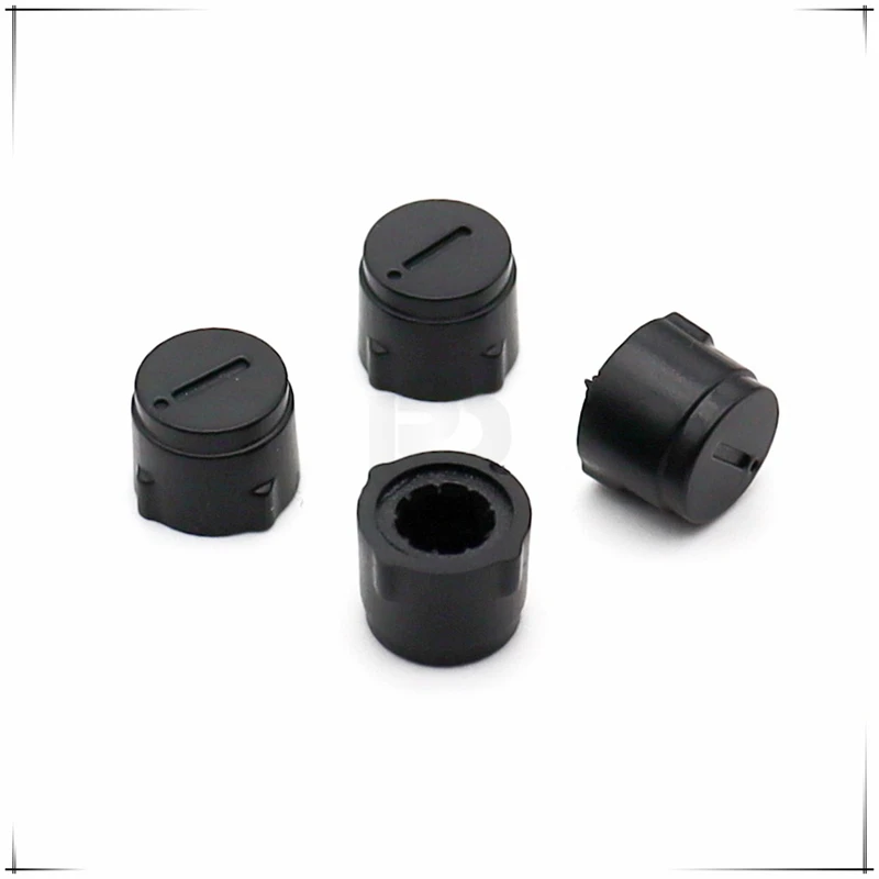 10PCS 10*8MM Plastic Knob Cap exclamation point Potentiometer Knob cap Amplifier volume Knob cap  Flower Shaped Inner Hole 6mm