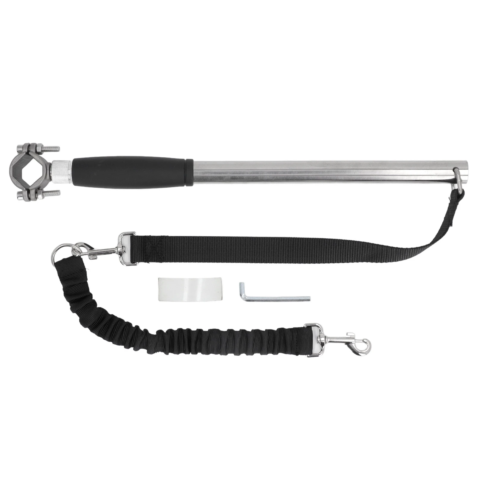 Retractable Bicycle Dog Leash High Strength Stainless Steel Safety Dog Bike Exerciser Leash for  Training Jogging Cycling