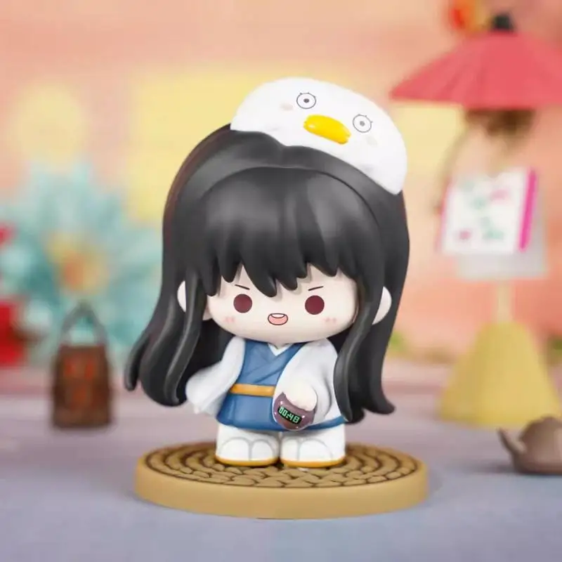 Mailovvie Gintama Yorozuya Series Blind Box Cute Chibi Figure Collectible Doll Desktop Ornament Toy Anime Fans Birthday Gift view 4