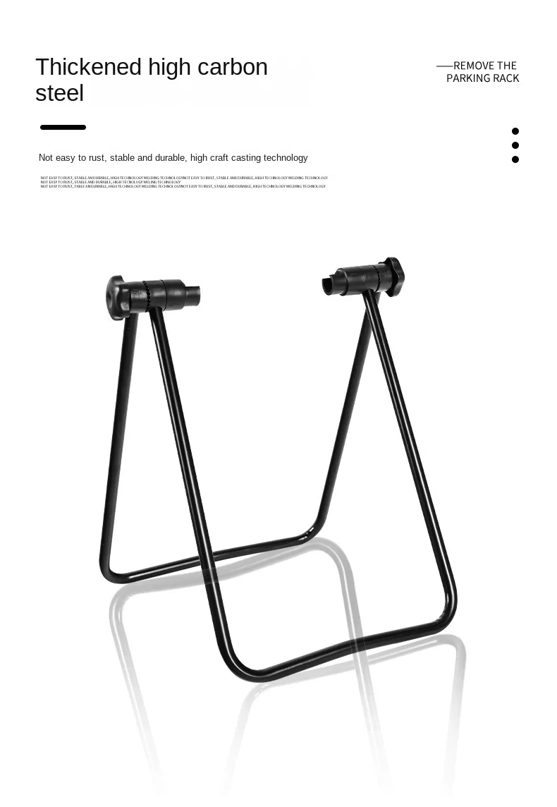 Hohe Qualität Universal Flexible Fahrrad Display Triple Radnabe Reparatur Ständer Kick Ständer Für Parkplatz Halter Klapp – Detail 3