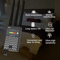 Wireless RF Signal Detector Bug GPS Locator Tracker Finder Anti Spy Camera Detect GSM Audio Device Scanner Three Antennas G618