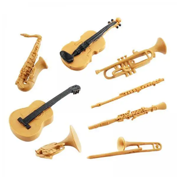 Montessori Teaching Material Musical Instrument Mini PVC Desktop Decoration for Cognitive Skills
