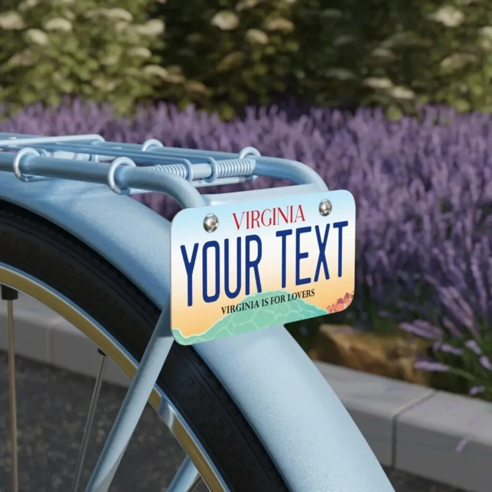 لوحة ترخيص فيرجينيا - شخصية مخصصة | علامة الغرور لجميع أنواع المركبات (السيارة/الشاحنة/الدراجة النارية) #4