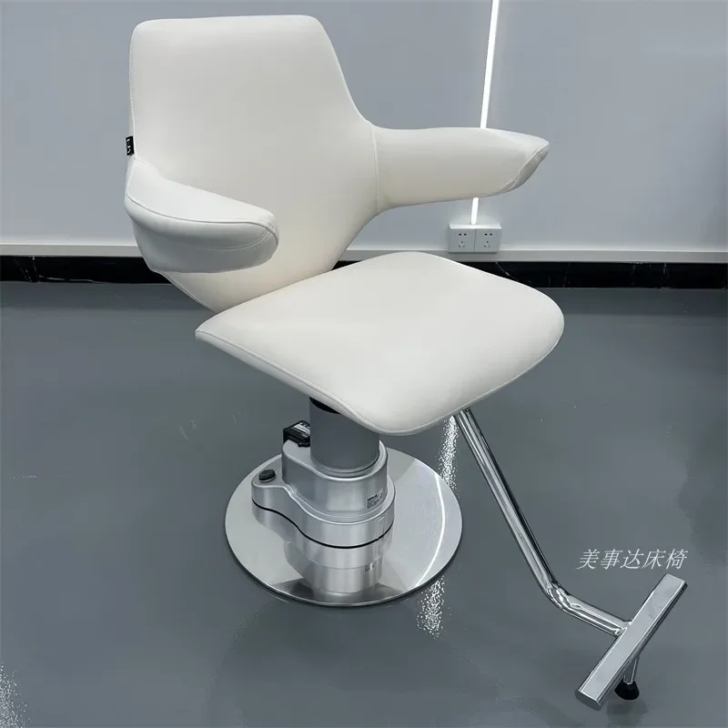 New Wireless Electric Lifting Hair Chair Fashionable Minimalist Cutting Height Adjustable Chair Manicure Master Стул Для Мастера