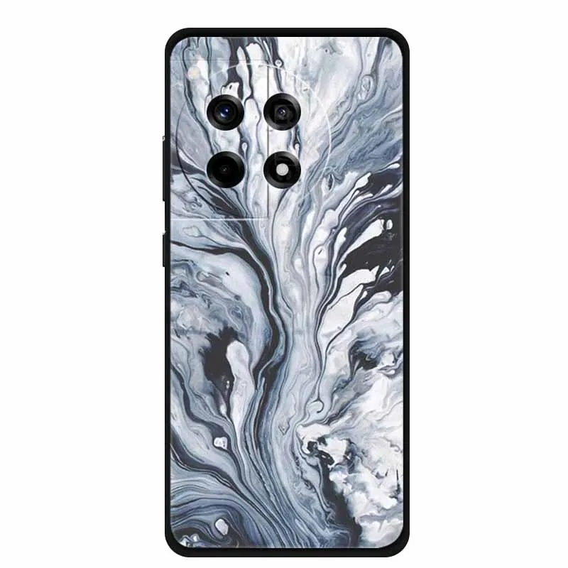 حافظة سيليكون لينة لـ oneplus 12r ، تصميم رخامي ، حافظة من البولي إيثين الحراري لـ oneplus ace 3 ace3 5g cph2609 #5