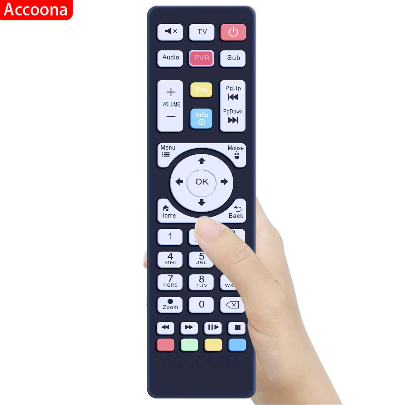 Remote control for Maxytec Infinity PRO 8K IPTV Receiver PVR Android 7.1 5G Wif Stream Xtream