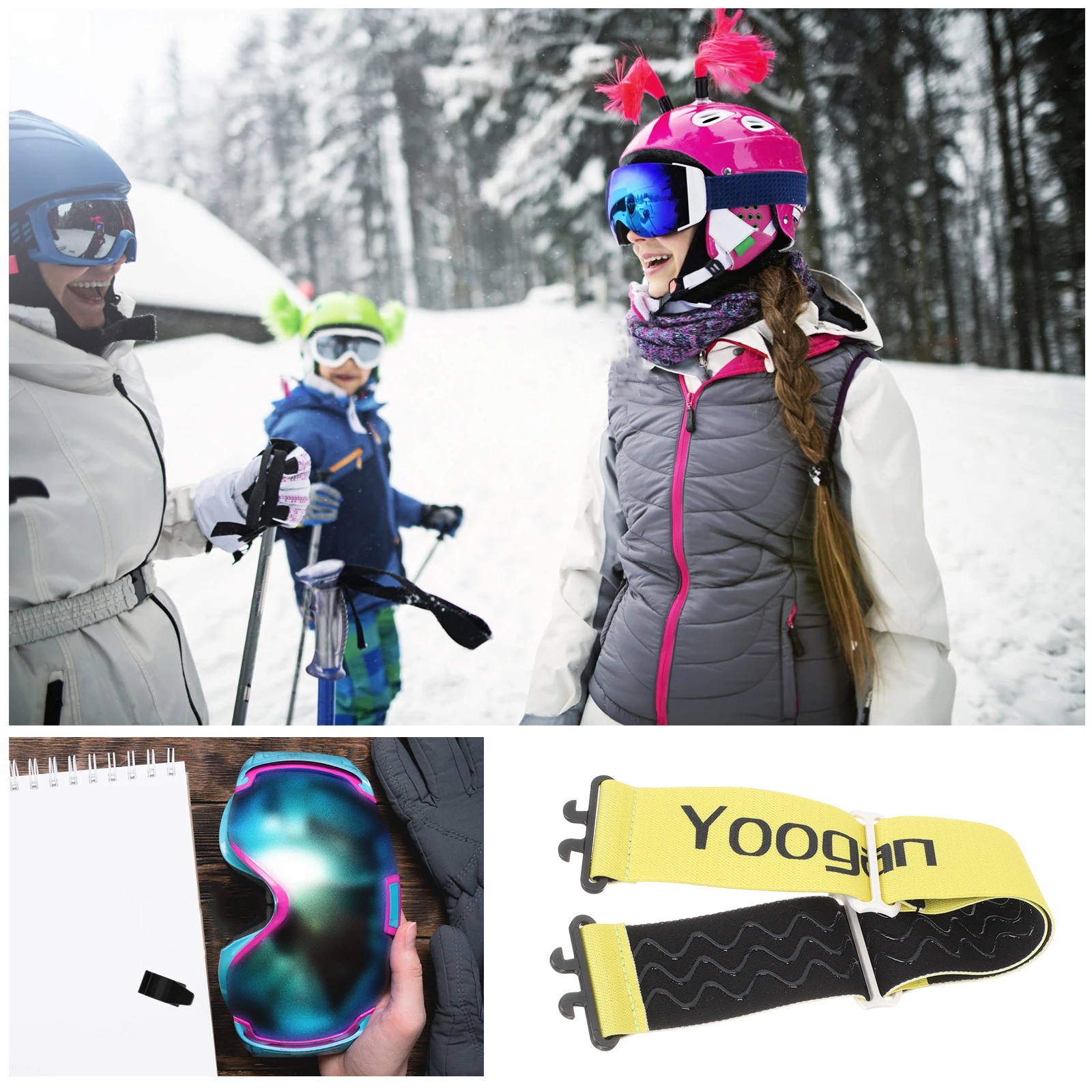 Ski Goggle Strap Goggles Eyewear Retainer Elastic Sports Glasses Nylon Replacement Swim Straps for