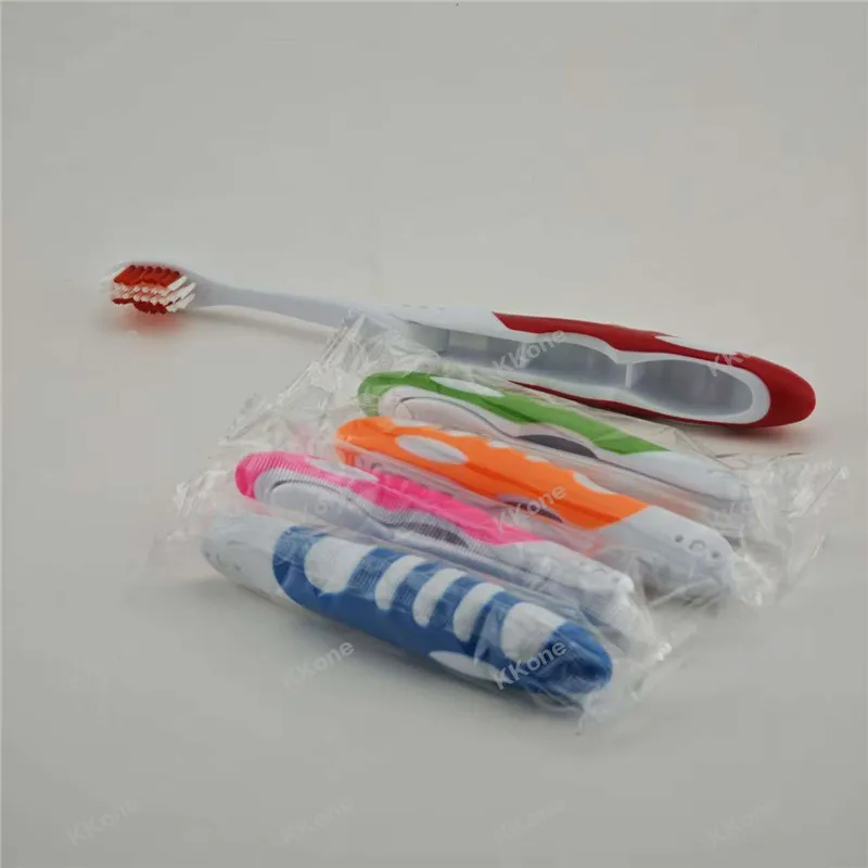 50Pcs Disposable Foldable Portable Oral Hygiene Toothbrushes - For Travel, Camping & Hiking | Tooth Cleaning Tools