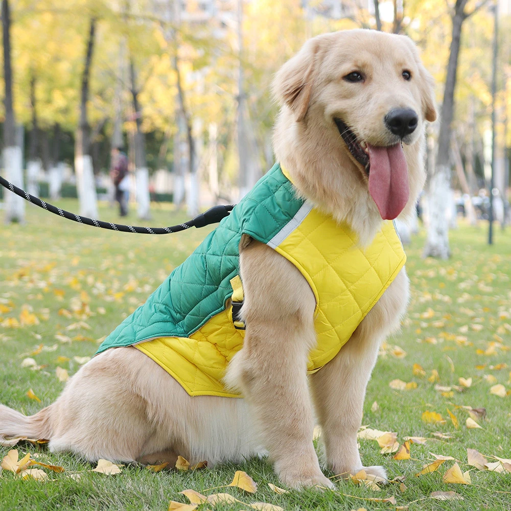 Winter Hund Kleidung Wasserdichte Hund Weste Jacke Für Kleine Große Hunde Warme Haustier Hunde Mantel Gepolsterte Kleidung Französisch Bulldog Outfits – Detail 18