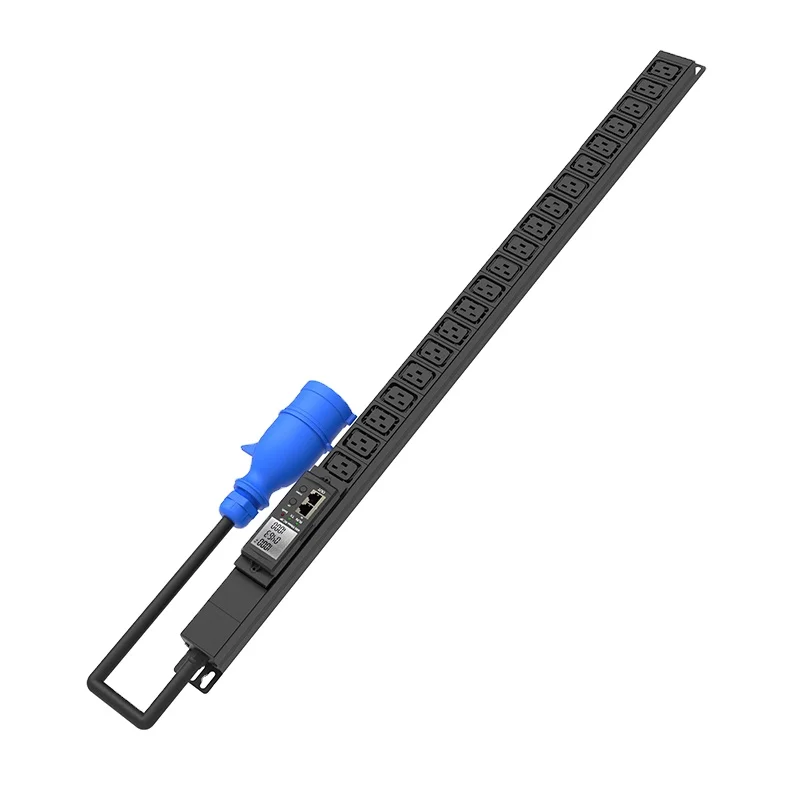 

485Modbus Total Voltage Current Power Single-phase Three-phase 32A 24way C19 Connector Intelligent PDU Cabinet Socket