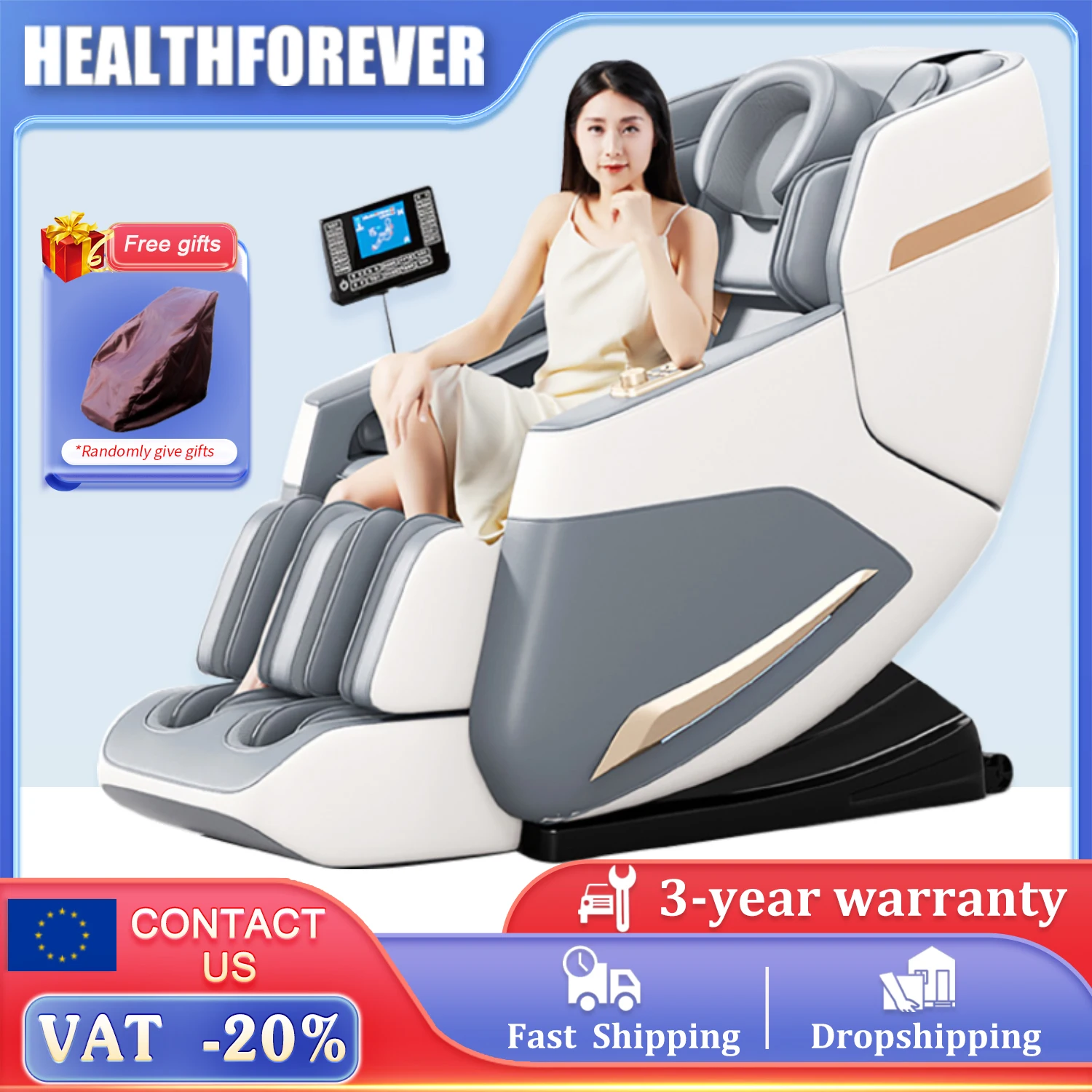 massage chair Home Office Airbags Heating massage chairs full body shitzu zero gravity Touch Recliner Electric massage chair hot