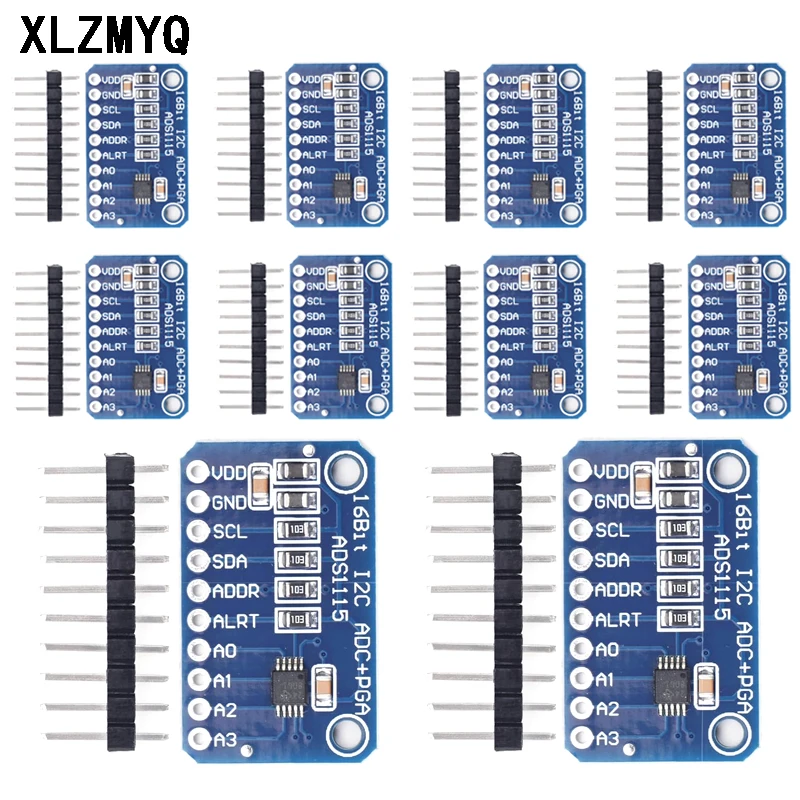 10pcs ADS1115 ADC Ultra-compact 16-precision ADC Module Development Board For Arduino DIY Electronic