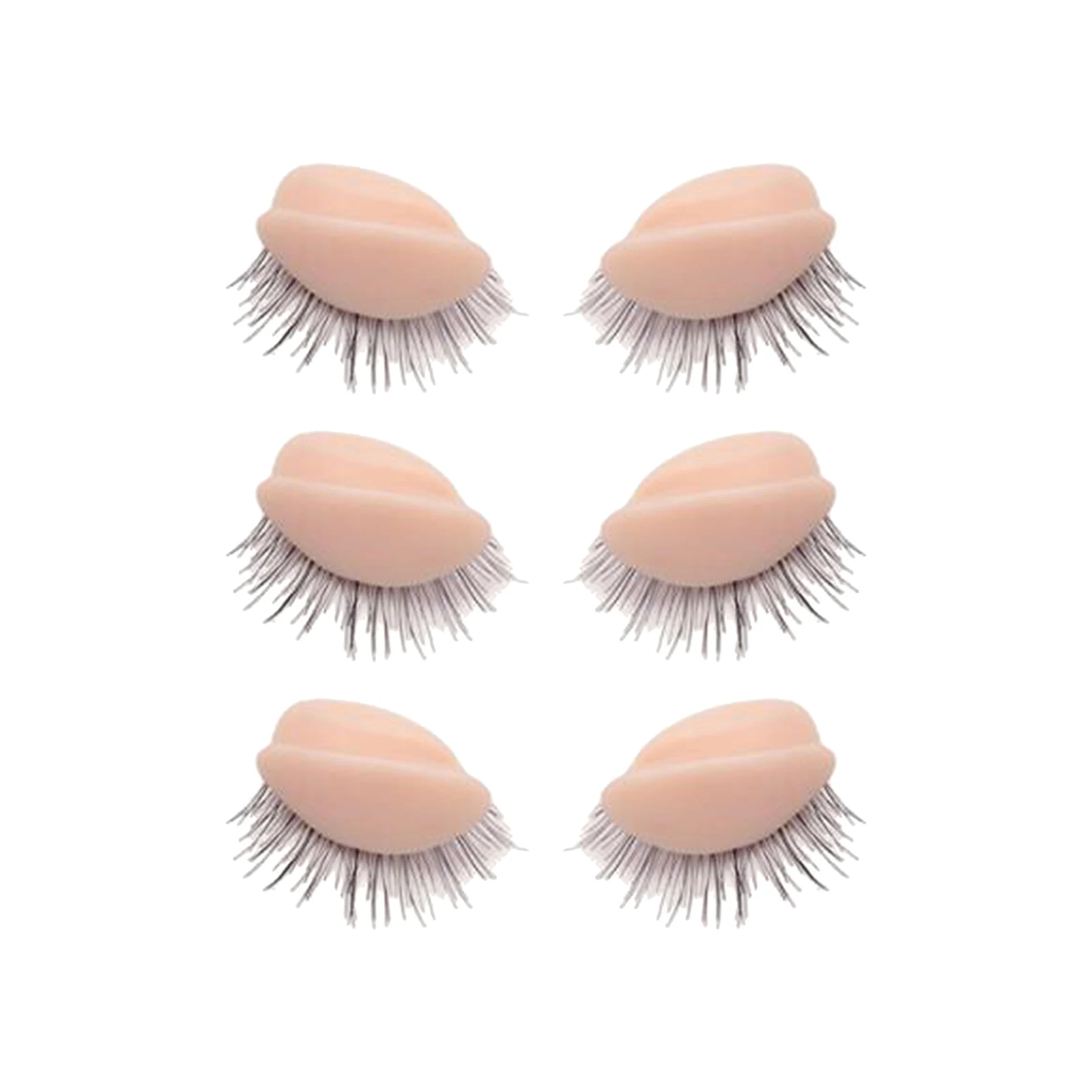 Soft-Touch Eyelash Mannequin Head Replacement Practice Training Head Manikin