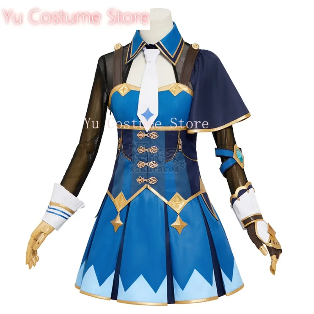 

Yu Pretty Derby Admire Vega платье косплей костюм Cos Game аниме вечерние униформа Хэллоуин играть ролевая одежда одежда новая полная