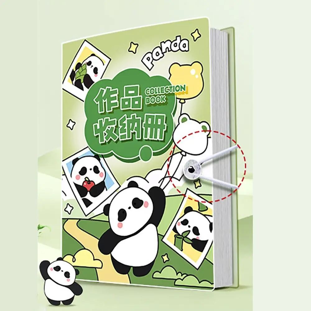 Durable Plastic Archives Bag Transparent Bag 30/60 Pages File Folder A4 Large Capacity File Storage Bag File