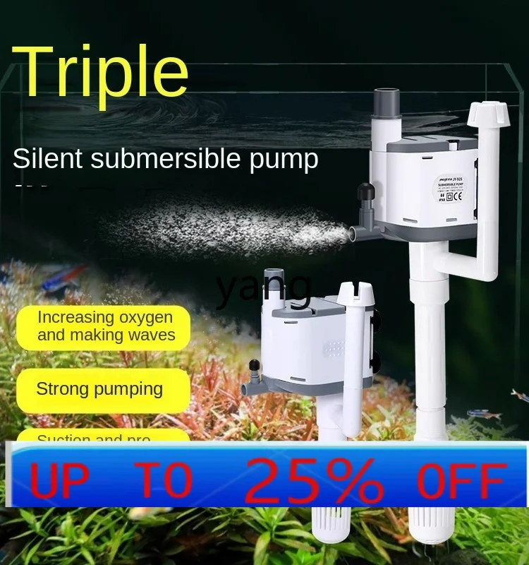 CX  3-in-1 fish tank filter filter on aquarium silent oxygenated pumping submersible pump