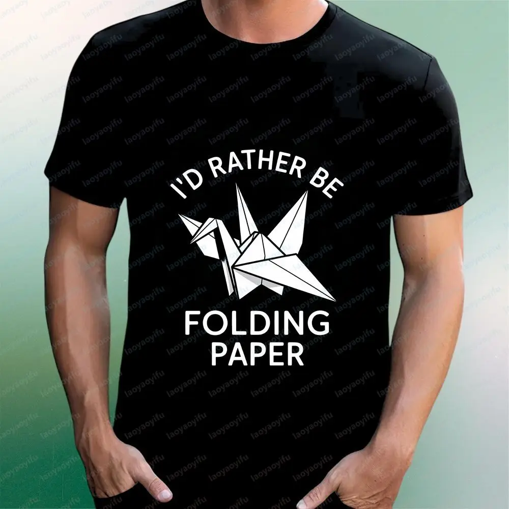 Origami Paper Folding Cranes Origami Master - Casual Trendy Multi-purpose Men's and Women's Round-neck T-shirt
